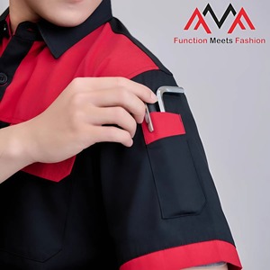 Ensemble de vêtements de travail de sécurité haute visibilité pour hommes FMF, résistant aux déchirures, confortable, respirant, durable, manches longues, anti-froissement, lavable, TC - Product Image 5