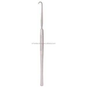 Retractor de Piel Bergmann A-1 VERITAS, Gancho de Acero Inoxidable, Juego de Instrumentos Quirúrgicos Reutilizables para Cirugía Plástica |   ISO 13485 - Product Image 2