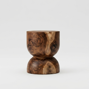 Dan Scandinavian Inspired Modern Teak Seating <b>Stool</b> Eco Finish for Apartment Lounge Bedroom Villa Hotel Commercial Interiors - Product Image 3