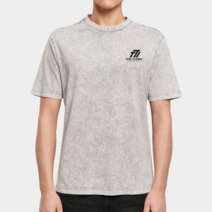 Diseña tu Propio Logotipo, Camisetas para Hombre con Lavado Ácido, 100% Algodón, Corte Holgado, Ropa Casual, Último Diseño en Camisetas con Lavado Ácido para Hombre - Product Image 1