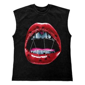 Camiseta sin Mangas de Alta Calidad para Hombre, Estilo Hip Hop, Oversize, Cuello Redondo, Spandex/Poliéster, para Yoga, Deporte, Secado Rápido, Transpirable - Product Image 5