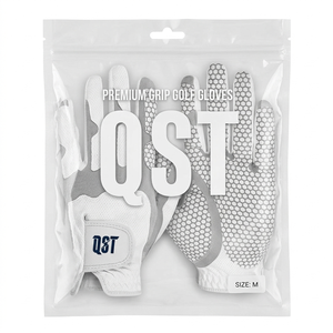 Gants de golf sportifs personnalisés de haute qualité, imprimés en sérigraphie, en cuir véritable, antidérapants, imperméables, durables, à enfiler, pour homme, main gauche - Product Image 4