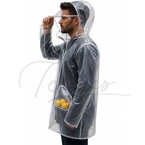 Dernier design, prix bas et matériaux de qualité, imperméable pour homme, imperméable léger à fermeture éclair intégrale pour homme, prix avantageux - Product Image 2