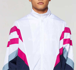 Custom Logo Windbreaker Nylon <b>Jacket</b> and <b>Track</b> Pants Zip up Sweatsuit Set Customized Patchwork Summer Wear Tracksuits <b>For</b> <b>Men</b> - Product Image 3