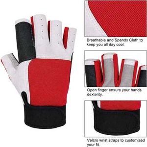 Great 34 Finger <b>Sailing</b> <b>Gloves</b> with Grip for Water Sports and Diving - Product Image 2