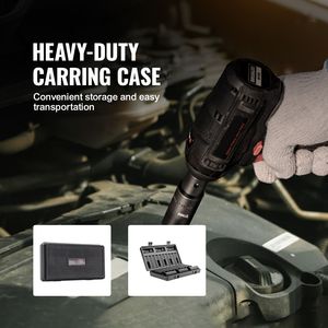 Set di chiavi a bussola a impatto da 1/2 pollice, 13 pezzi, metriche profonde, facili da leggere, da 10 a 24 mm, a 6 punte, in acciaio legato CR-V, per riparazioni auto, da 19 mm a 32 mm - Product Image 4