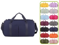 Sac de sport Oxford durable très vendu, grande capacité, tissu imperméable, compartiment à chaussures, pour voyage en extérieur, unisexe, fermeture éclair, souple