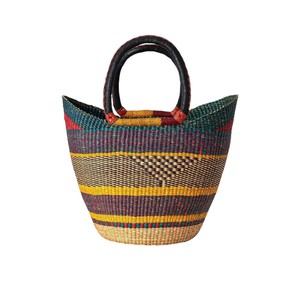 Luxury Custom Seagrass <b>Handbags</b> Leather <b>Handle</b> Fashion Women Casual Woven <b>Handbag</b> Eco Friendly Summer Beach Tote OEM - Product Image 1