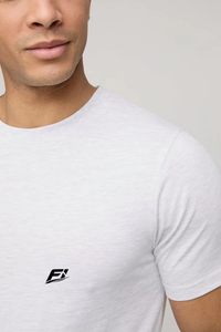 Camisetas de Hombre al por Mayor, 100% Algodón, Tallas Grandes, Corte Holgado, Lisas, para Impresión Digital, Estilo Hip Hop, Cuello Redondo, Blancas, Calidad Premium, USA - Product Image 2