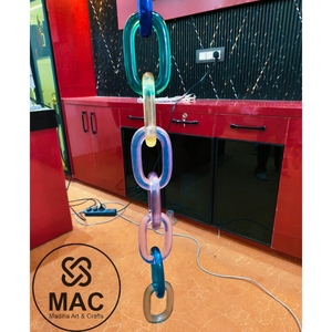 home decoration The Customization <b>resin</b> Chain links very big size and <b>clear</b> colors multi colors <b>resin</b> big links available - Product Image 1