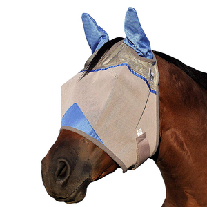 Meilleure Masque Anti-Mouches pour Chevaux Super Confortable et Ajustable, Masque Anti-Mouches de Luxe en Maille pour Chevaux avec Oreilles et Longue Protection Nasale - Product Image 6