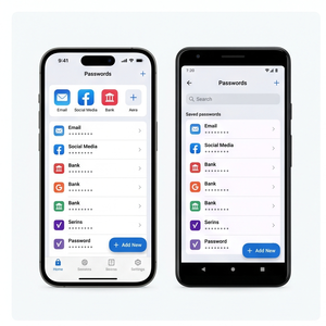 Royalcraft Password Manager App – Secure Vault, Auto Fill, Save Passwords, Private <b>Lock</b> & Sync - Product Image 1