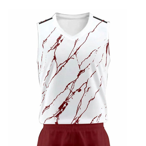 Shorts de volley-ball pour hommes, couleur bordeaux unie, sublimés, taille élastique, séchage rapide, polyester, vêtements de sport pour adultes, toutes saisons - Product Image 4