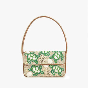 Bolso de hombro con cuentas, Bolso con cuentas, Bolso de boda, Regalo para ella, Bolso de mano con cuentas, Cartera con cuentas, Bolso moderno, Bolso artesanal colorido - Product Image 1