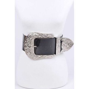 Cintura Oversize in Vera Pelle Verniciata - Product Image 2