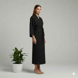 Al por mayor Kaftán, Blusa de Playa, Vestido Tipo Túnica, Cubierta de Playa Maxi de Rayón con Estampado Floral Degradado, Traje de Baño, para Vacaciones y Sol, Todas las Estaciones - Verano - Product Image 4