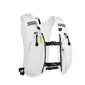 Chaleco de Hidratación Reflectante de Nailon para Correr, Maratón, Senderismo, Ligero, Transpirable, con Depósito de Agua, Mochila con Botella Flexible para Hombre y Mujer - Product Image 3