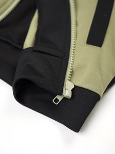 Baby Boys' Reversible Color-Blocked Fleece Hoodie Zip-Up Design Diagonal Pockets Elastic Waist 100% Cotton Bangladesh - Product Image 4