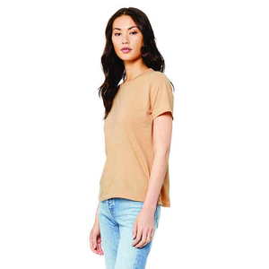 Camiseta Corta Blanca Lisa de Corte Ajustado para Mujer, Cuello Redondo, Manga Corta, Casual, Verano, con Ribete de Encaje, para Damas - Product Image 3