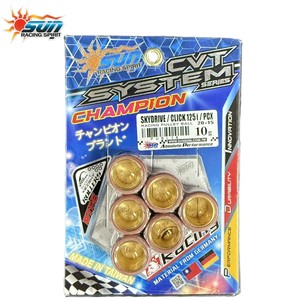 SUN RACING PCX CLICK125 10G Drive Face Weight Set 20x15mm SKYDRIVE125 CVT Tuning Replacement Taiwan Made - Product Image 5