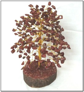 Arbre à pierres précieuses dégradées en bois, fait à la main, pierre précieuse scintillante - Product Image 3