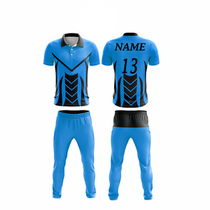 Maillot de cricket personnalisé, design d'uniforme d'équipe, respirant, séchage rapide, grande taille, pour hommes adultes, prix bas, nouveau maillot de cricket sublimé - Product Image 1