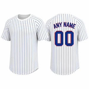 Wholesale High Quality Unisex Sports Uniform Short Sleeve V-neck Sublimation Baseball Jersey Custom Breathable Quick Dry 100% - Product Image 1