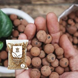 Argile expansée de haute qualité 1L LECA, support de culture léger, poreux et réutilisable pour plantes hydroponiques et aquaponiques - Product Image 3