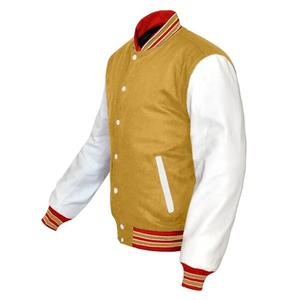 Veste universitaire pour homme, style unique, logo personnalisé, col montant, à prix bas, répondant à la demande des clients - Product Image 2