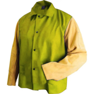 Veste en cuir de vachette de qualité supérieure, douce et confortable, pour la sécurité et la protection du corps, vestes de travail en cuir - Product Image 4