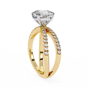 Bague de fiançailles solitaire en diamant de laboratoire taille poire certifié IGI |   Bijoux fins en or rose 10 carats tendance pour un usage quotidien |   Cadeau de luxe - Product Image 2
