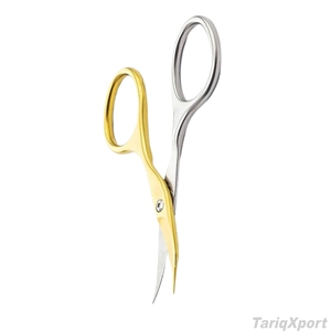 Ciseaux à ongles en acier inoxydable de qualité supérieure, lame incurvée haute précision pour le soin des cuticules, manucure, pédicure, vente en gros OEM - Product Image 6