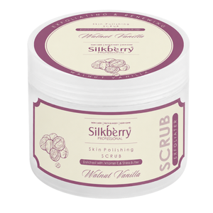 Crème exfoliante professionnelle visage noix et vanille Silkberry 500g – Élimination des peaux mortes, nettoyant polissant, blanchiment cutané - Product Image 1