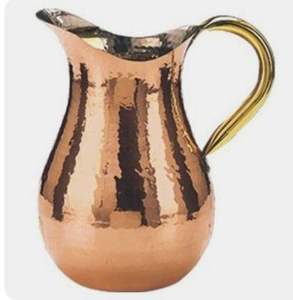 Carafe en métal multi-usages de fabrication indienne pour l'eau, les jus, les boissons froides, les smoothies et le service de boissons, disponible en gros - Product Image 3