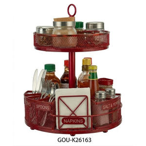 Organizador Giratorio de Mesa con Porta Servilletas - Product Image 2