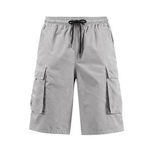 Mens Knee <b>Cargo</b> Shorts Quick Dry Drawstring Stretch Elastic Waist Athletic Casual <b>Work</b> Short Pockets Oxford Fabric 95%Polyester - Product Image 4