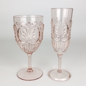 Unbreakable Plastic 9 oz Champagne Flute Wine <b>Glasses</b> for Party <b>Outdoor</b> - Product Image 2