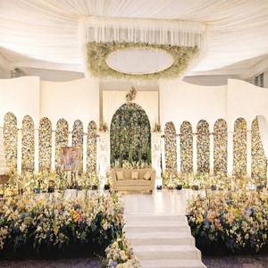 Escenario Temático Arco de Marfil para Bodas y Recepciones, Impresionante Estilo Canadiense, Novedad Moderna - Product Image 1