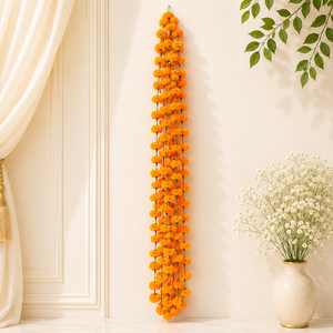 Handmade Bohemian Artificial Floral Hanging <b>Garland</b> With Purple Pink Orange <b>Green</b> Flowers For Wedding Decorative Wreaths - Product Image 2