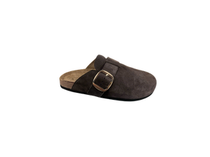 Pantuflas de Gamuza con Punta Cerrada y Hebilla, Entresuela de Corcho, Antideslizantes, con Soporte de Arco, para Todas las Estaciones - Product Image 2