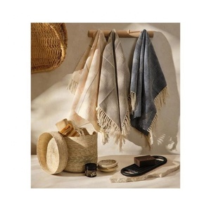 บริการ OEM ODM ที่ดีที่สุดที่กําหนดเองดูดซับพิเศษตรวจสอบวาฟเฟิลปักอเนกประสงค์สานผ้าฝ้ายครัวผ้าขนหนูจานอาหารค่ํา - Product Image 1