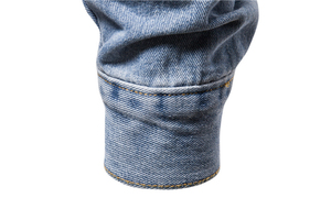 Chaqueta de Mezclilla de Algodón para Hombre 2025, Chaquetas y Abrigos de Mezclilla para Hombre, Chaqueta Casual de Color Sólido con Solapa y Cierre de Botón, Corte Ajustado, Chaqueta de Mezclilla para Otoño - Product Image 2