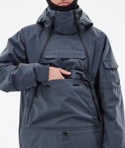 Veste de snowboard pour homme de qualité supérieure, à couleurs contrastées, imperméable, respirante, chaude, à capuche, avec plusieurs poches, vente chaude - Product Image 2
