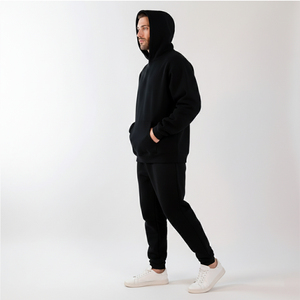 Sudadera con capucha XL personalizada para hombre, peso pesado, poliéster/algodón, terciopelo, otoño, para manga, lavado vintage, lavado con ácido, desgastado - Product Image 3