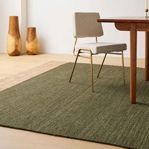 Natural Olive Green Handwoven Jute Rug Flat <b>Weave</b> Eco Friendly Area Carpet Modern Handmade Home Decor Living Room Mat - Product Image 2