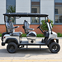 Voiture de golf électrique Club Car 4x4, 4 places, personnalisée, avec batteries au lithium