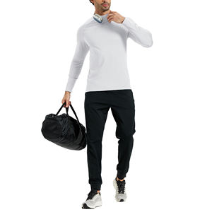 Men Solid Color Long Sleeve Compression Blank Athletic Gym Training Tops Quick Dry Fitness Running Base Layer Men's <b>Shirts</b> - Product Image 4