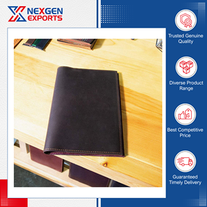 Le meilleur vendeur au monde propose une dossier de présentation en cuir PU fait main de qualité standard avec porte-stylo au prix le plus bas du marché - Product Image 4