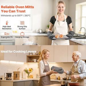 Guanti da Forno Appendibili per Cucina Domestica, Comodi Guantini per Cuocere e Cucinare - Product Image 3
