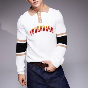 Wholesale <b>Low</b> Price Men's Polo T Shirt With Customized Logo 100% Cotton Custom Design Polo Shirts For Men two tone polo T shirts - Product Image 4